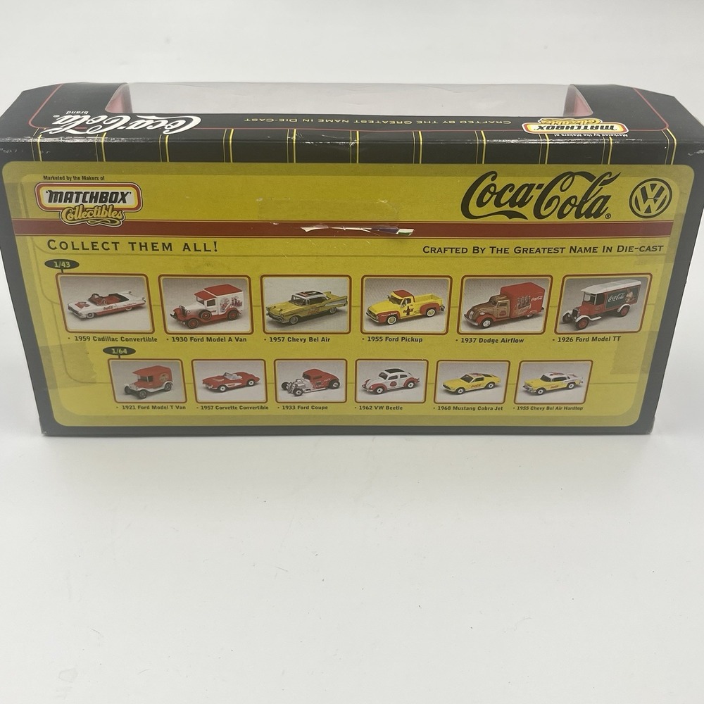 Matchbox 1:64 scale Coca-Cola‎ series 1962 VW Beetle & 1998 VW Concept 1 - Picture 4 of 9